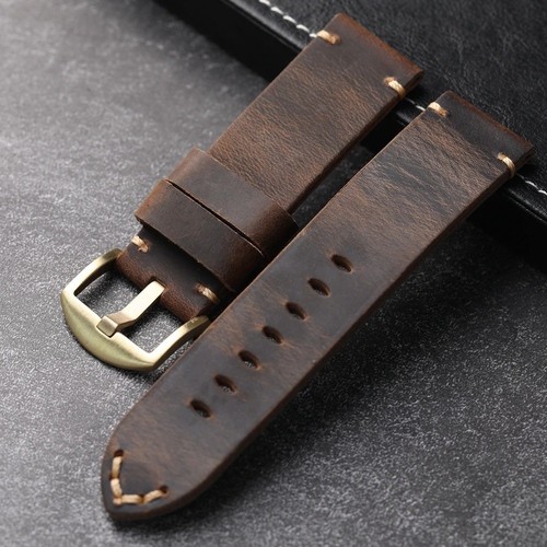 Vintage brown leather - brown, watch