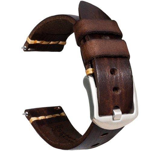 Vintage genuine leather - leather, watch
