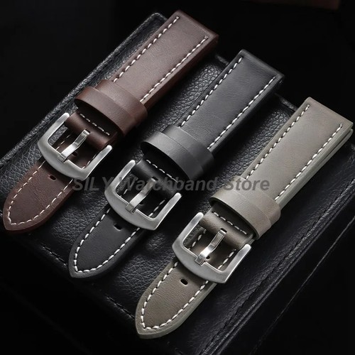 Genuine leather watch band - leather,