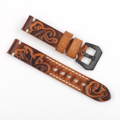 Mens genuine leather watch - genuine,