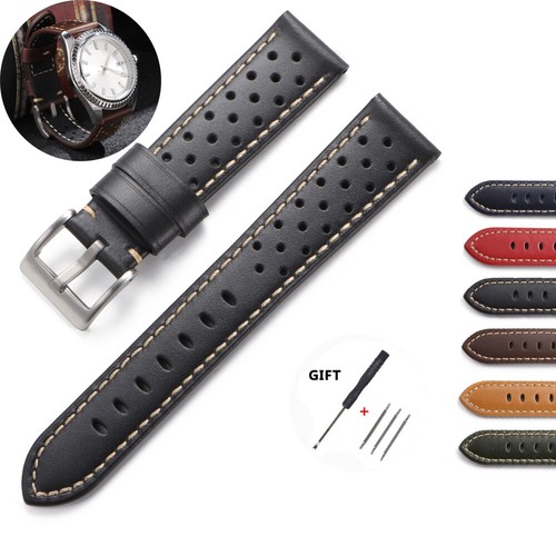 Vintage genuine leather watch - genuine,