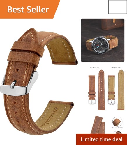 Vintage leather watch - vintage, strap