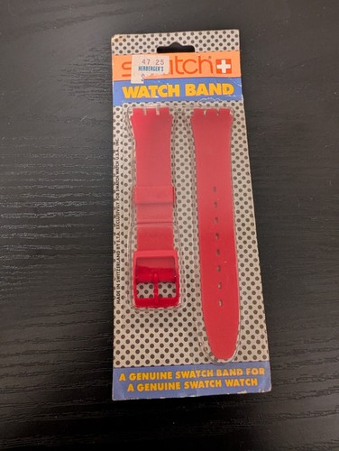 Swatch red replacement watch - ,