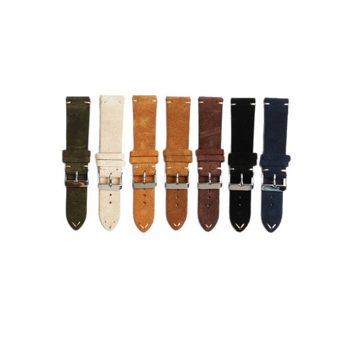 Vintage suede leather bracelet - suede,