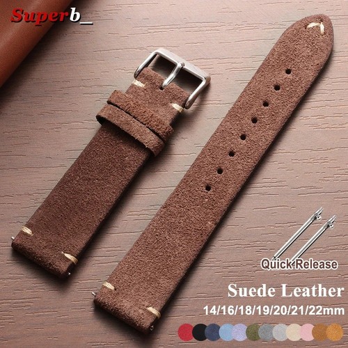 Vintage suede leather bracelet - vintage,