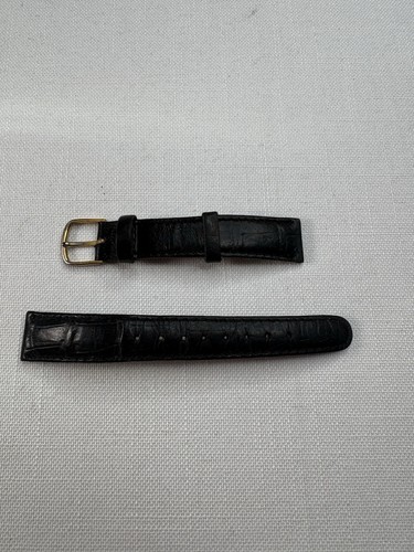 Fossil black leather watch - fossil,