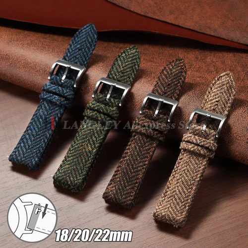 Genuine leather tweed - tweed, nylon