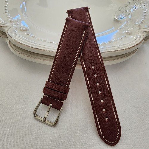 20mm burgundy french - burgundy, sheepskin