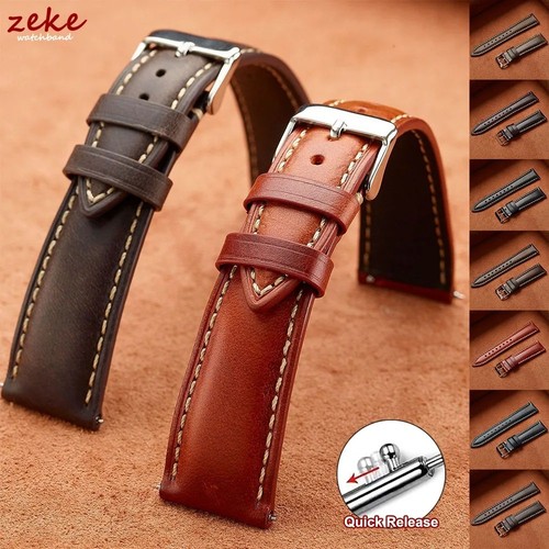 Genuine leather watch - leather, band